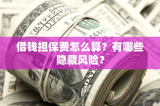 北京借钱担保费怎么算？有哪些隐藏风险？