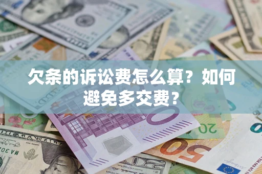 北京欠条的诉讼费怎么算？如何避免多交费？
