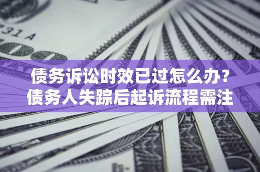 北京债务诉讼时效已过怎么办？债务人失踪后起诉流程需注意什么？