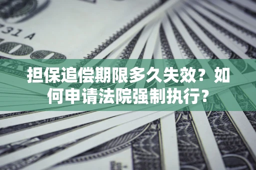北京担保追偿期限多久失效？如何申请法院强制执行？