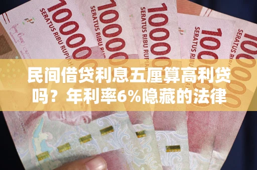 北京民间借贷利息五厘算高利贷吗？年利率6%隐藏的法律风险全解析
