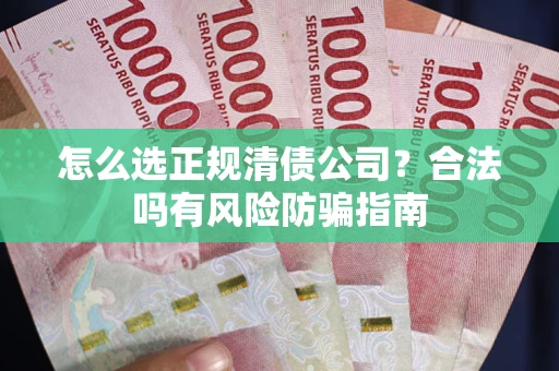 北京怎么选正规清债公司？合法吗有风险防骗指南